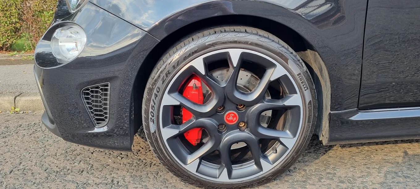 Refinished Abarth alloy wheel